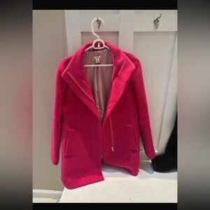 J CREW PINK WINTER COAT